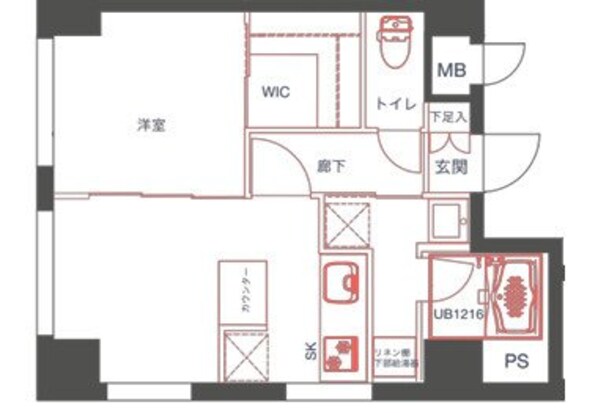 インプルーブ両国の物件間取画像